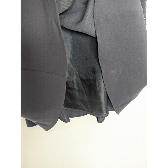 Tiffany Collection Gray Beaded Midi Skirt Plus Size 16 - Picture 4 of 12